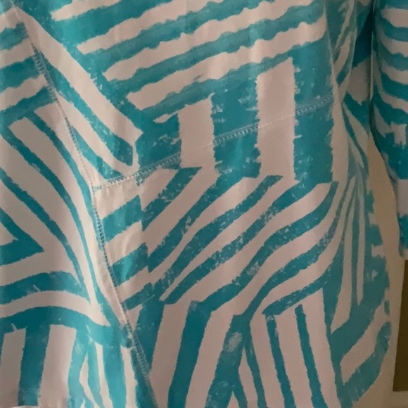 Ruby Rd boat neck tunic 95% cotton 5% spandex - Picture 2 of 5